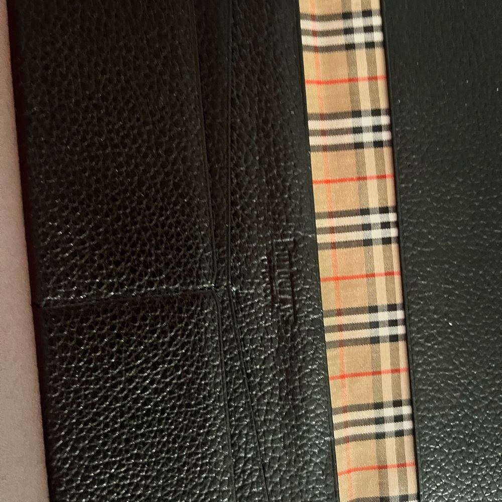 Burberry Black Leather slim wallet - Picture 3 of 5